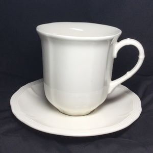 Villeroy & Boch Manoir Coffee Mug and Saucer Mettlach Made in Germany Un…